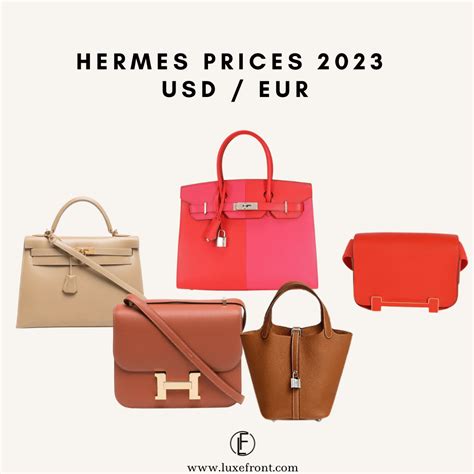 hermes handbag price|Hermes handbag price list.